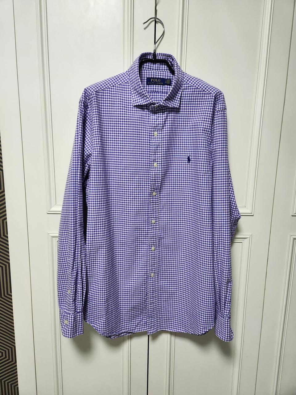(105)폴로랄프로렌 남성 코튼 깅엄 체크셔츠