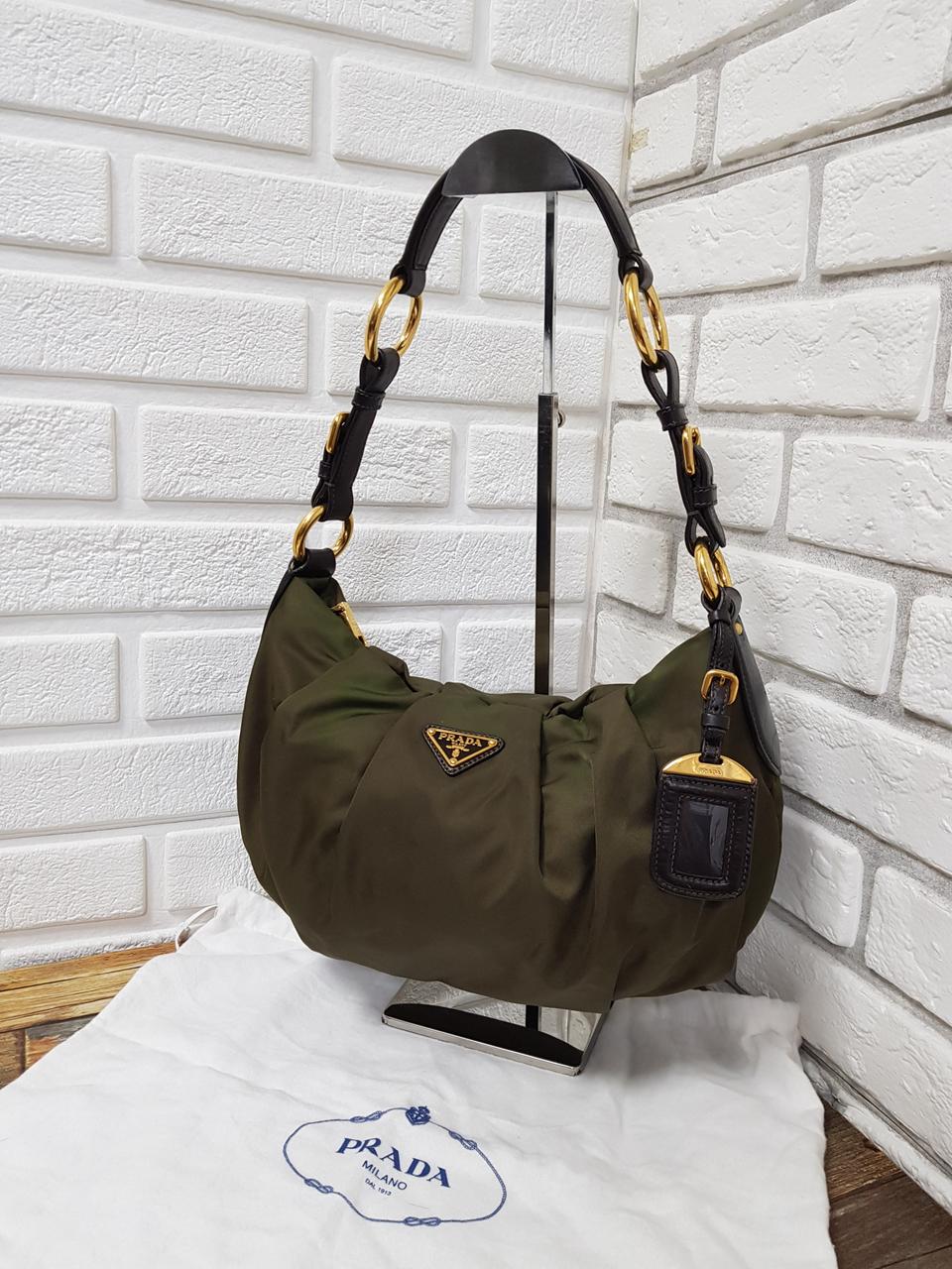 [정품] 프라다 포코노 금장 숄더백