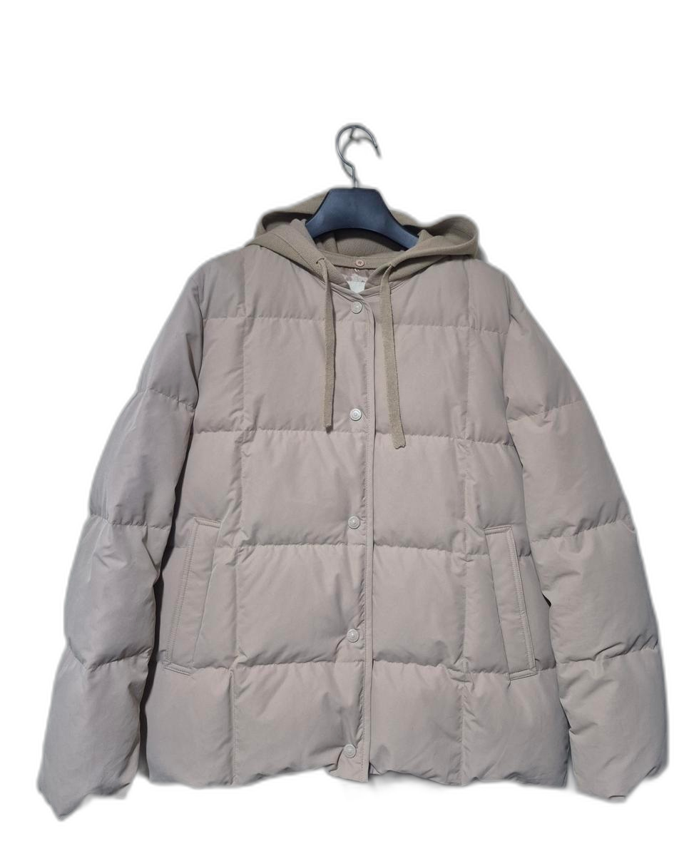 빈폴 니트 경량 숏 다운 점퍼(하자있음)