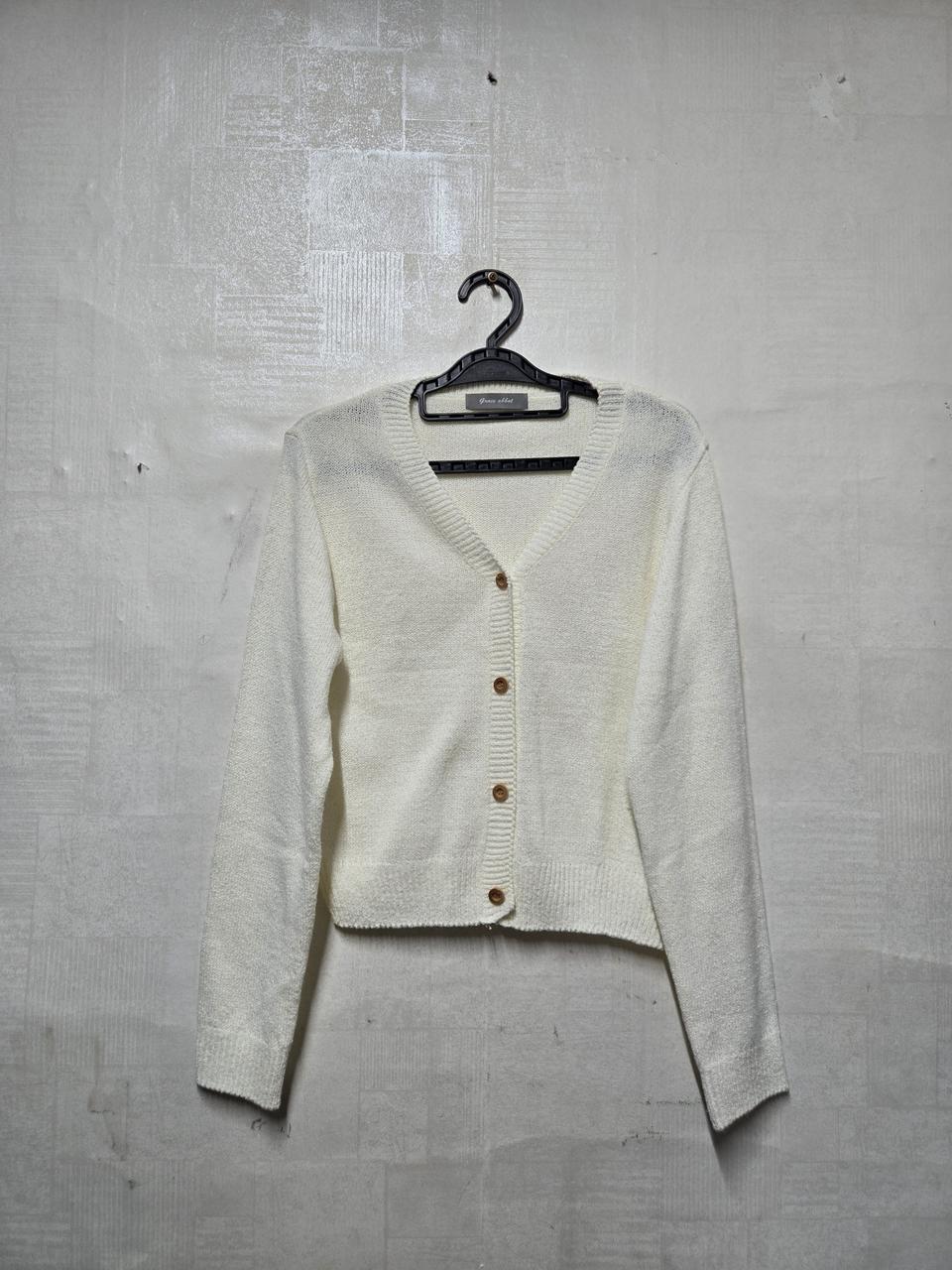 그레이스에보트 아이보리 가디건
