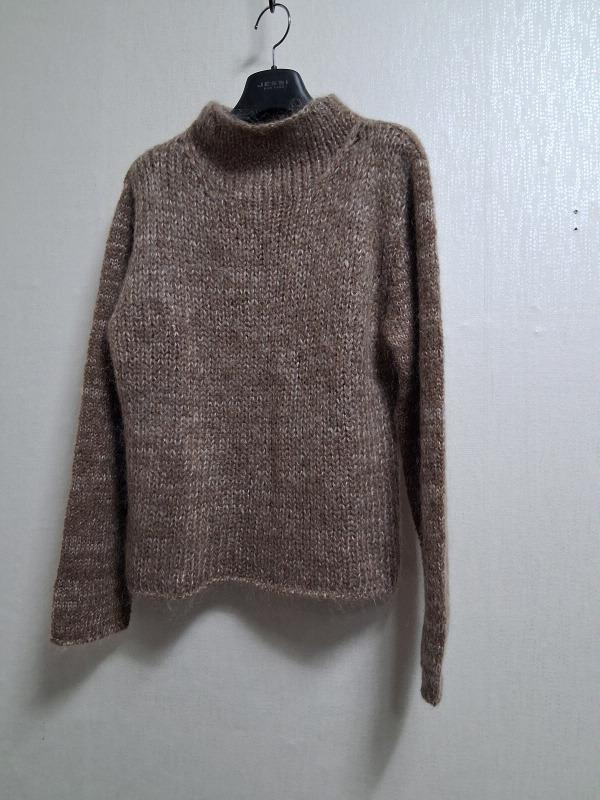 일본빈티지 수입 ALSEINE 짙은 모카컬러 모헤야 울니트 66고품질 부