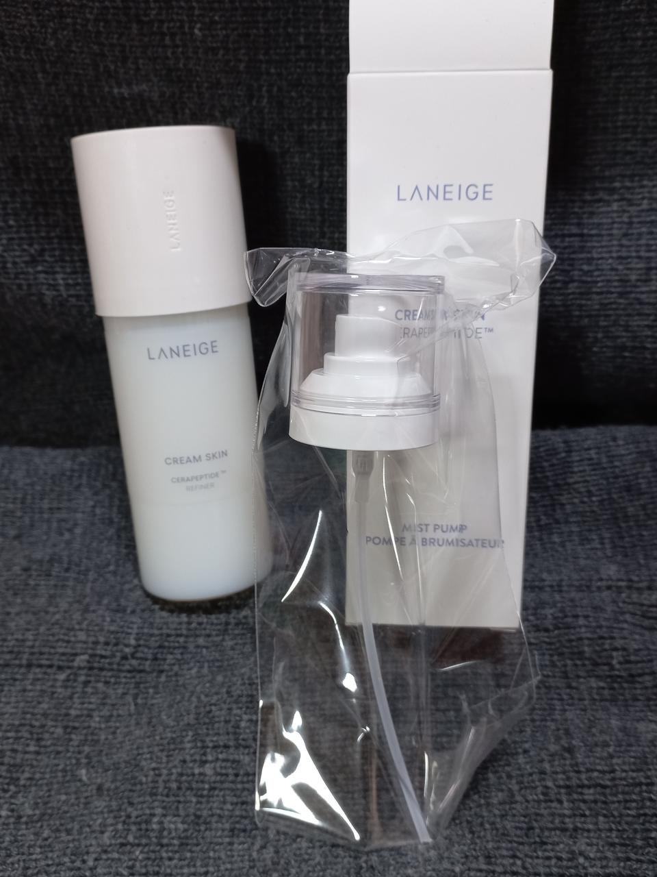 라네즈 크림 스킨 세라펩타이드 리파이너 + 미스트 펌프