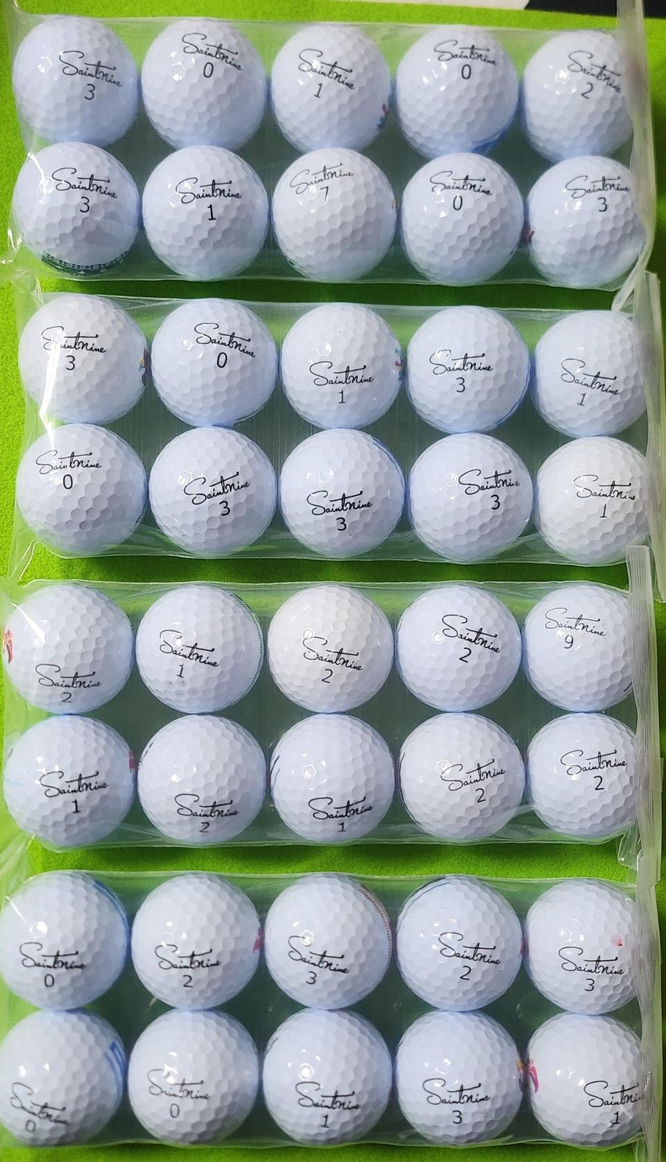 세인트나인 골프공 A급40개-로스트볼