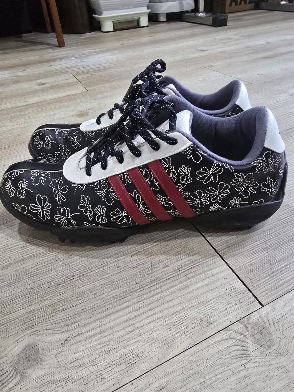 아디다스 골프 플라워 패턴 골프화 250mm