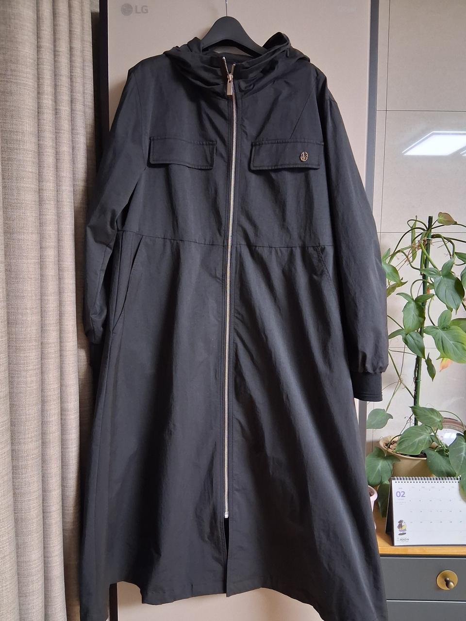 에고이스트 블랙 롱 점퍼