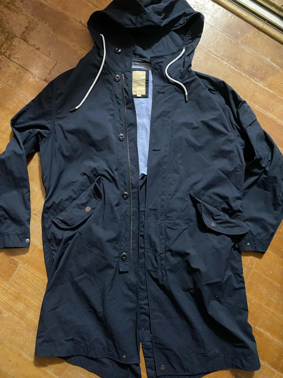 빈폴 간절기 네이비 후드 자켓 105