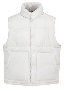 폴햄 볼륨 패딩 조끼 라이트 베이지 XL