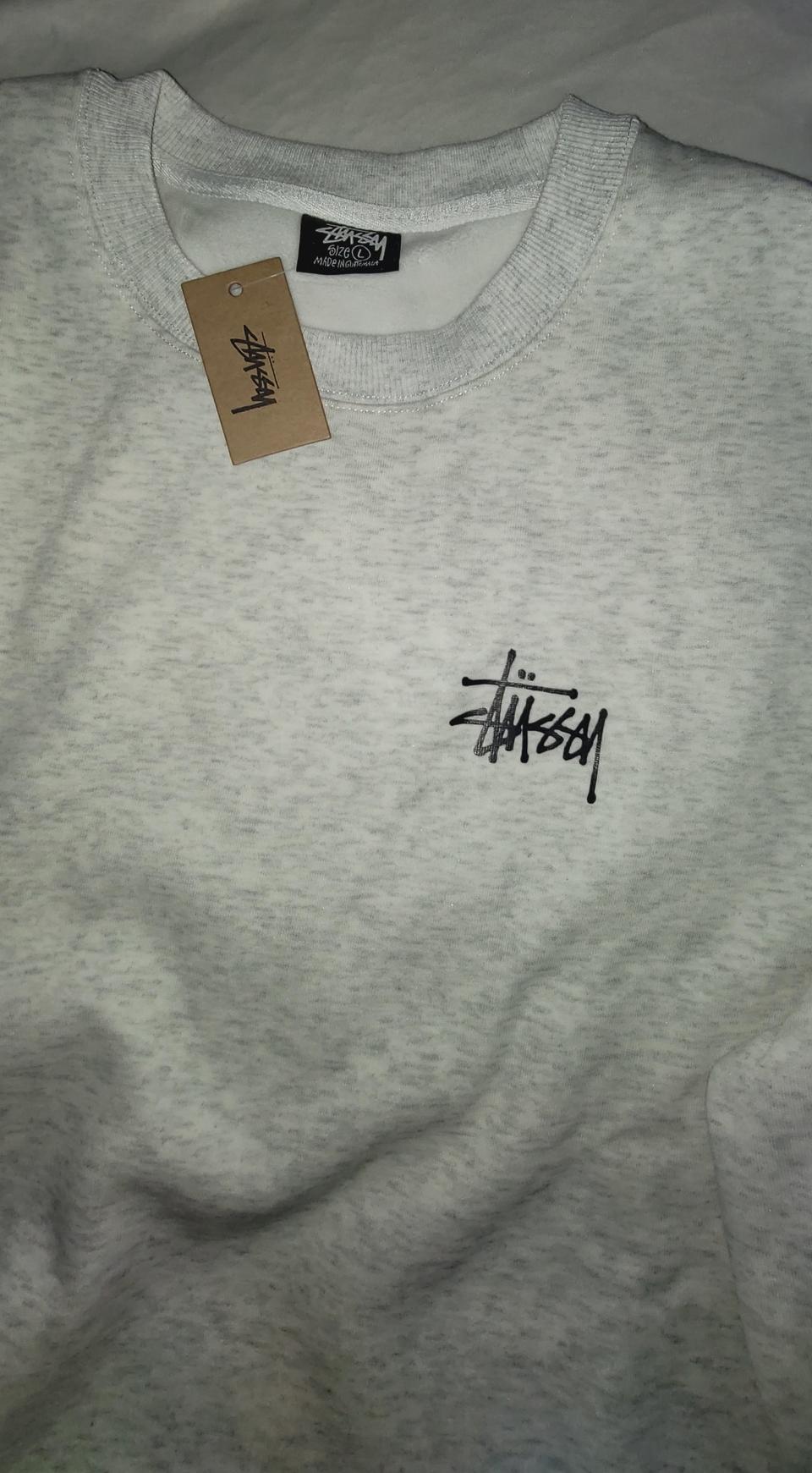 스투시 기모 맨투맨