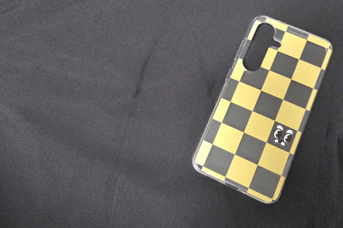 (새상품) 갤럭시S25 체크 체커보드 투명 젤리케이스