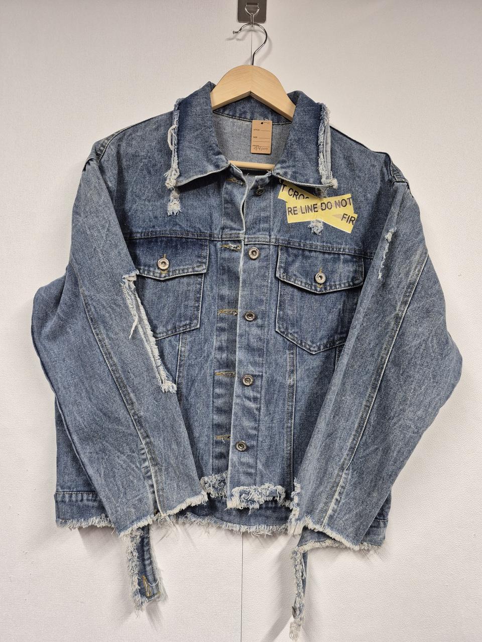 공용 빈티지 춘추 청자켓