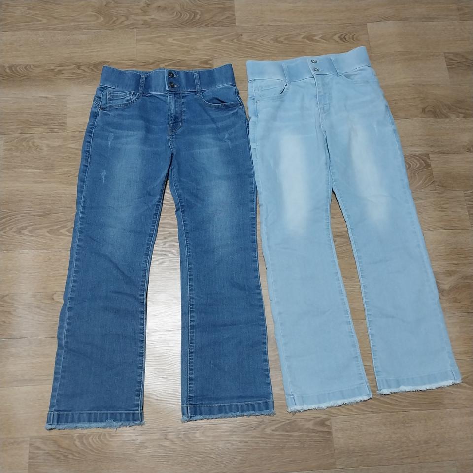 엣지 2벌 스판 청바지 여성27 인치