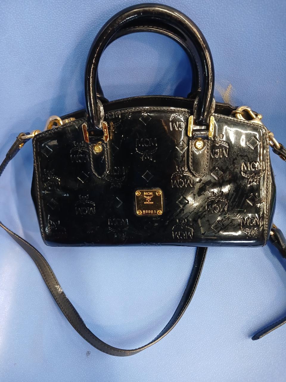 엠시엠 미니 크로스백 토트백