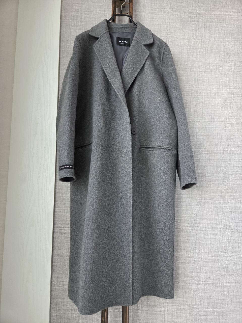 Marfa 울100% 핸드메이드 롱코트