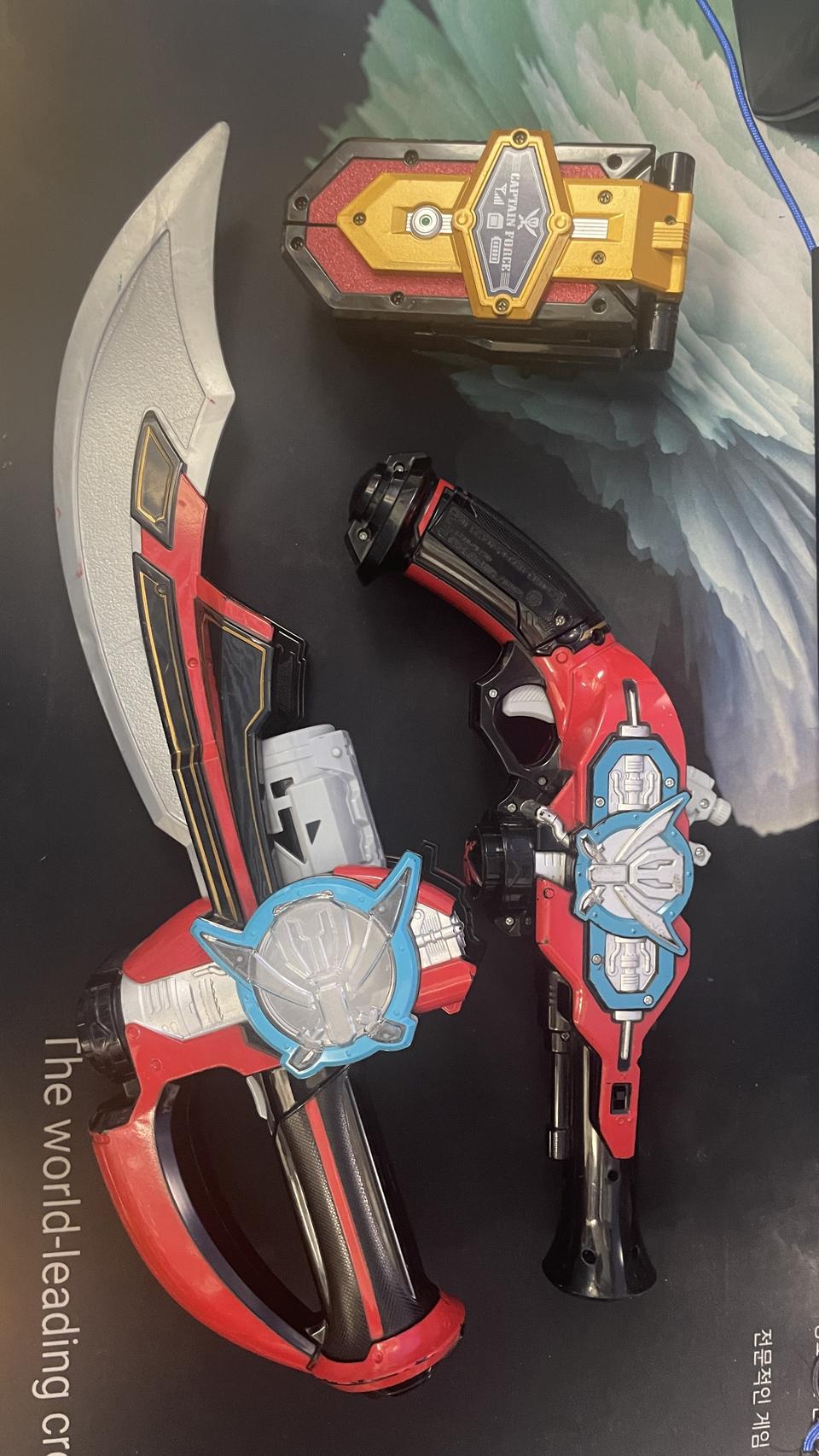 [파워레인저 캡틴포스] 모바일럿 폰, 캡틴 건, 샤벨, 레인저키 16개