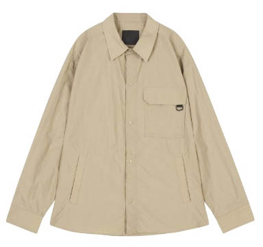 TBJ 오버핏 셔츠형 자켓 베이지 L