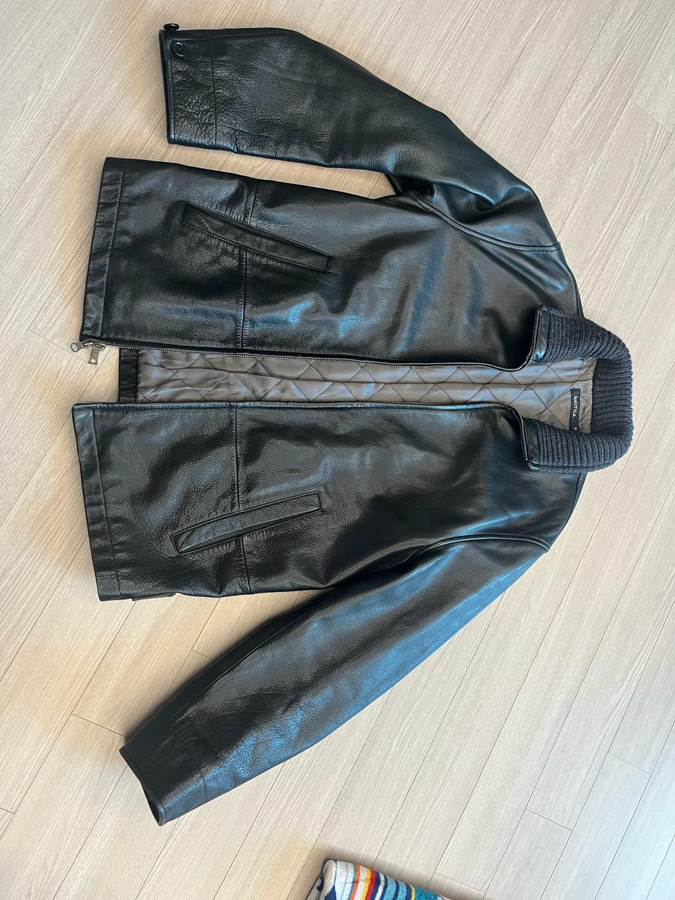 노티카 NAUTICA 소가죽 쟈켓 S 95-100사이즈