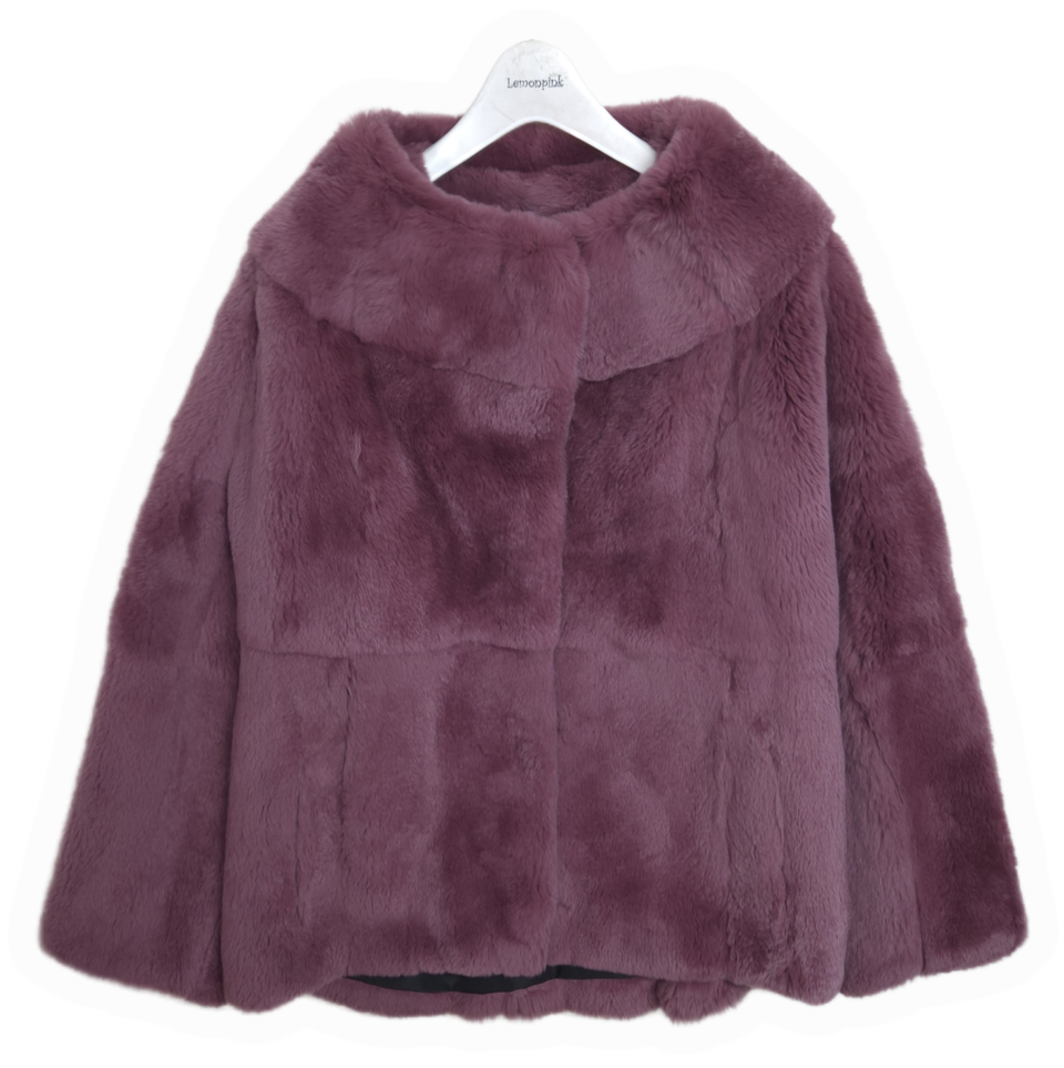 여S-M 진도 토끼털 밍크 자켓