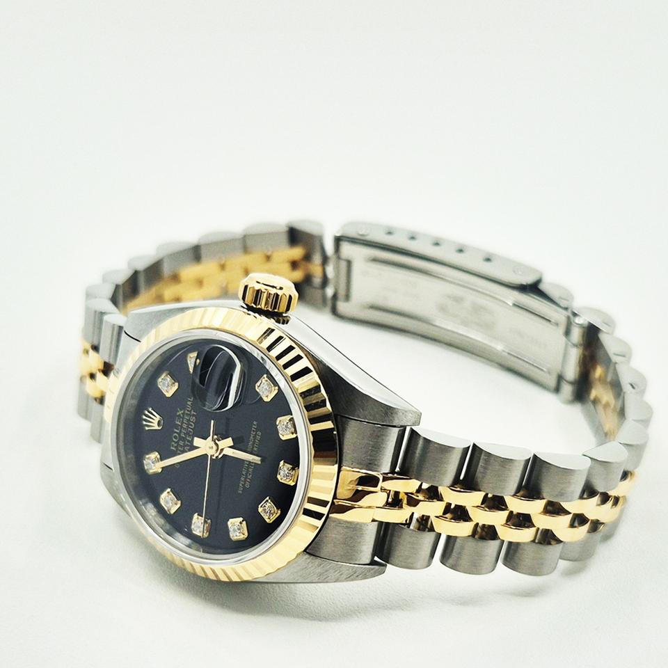 롤렉스 데이저스트 콤비 69173 블랙10포인트 다이아 26mm