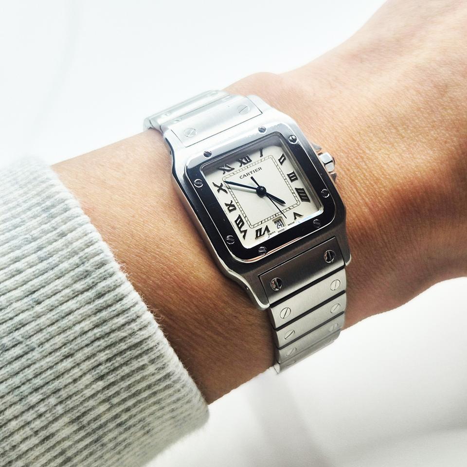 까르띠에 산토스 갈베 스틸