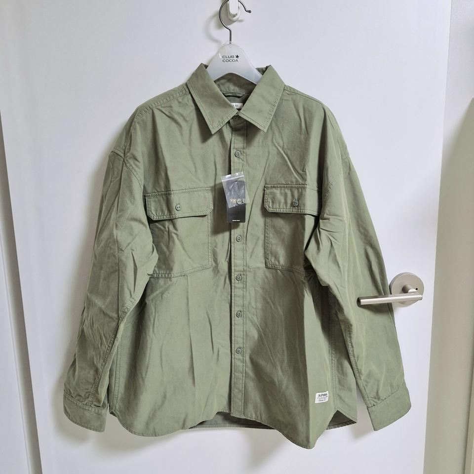 (새상품 100)후아유 투포켓 오버핏 셔츠