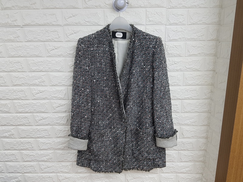 듀엘 트위드 자켓 55
