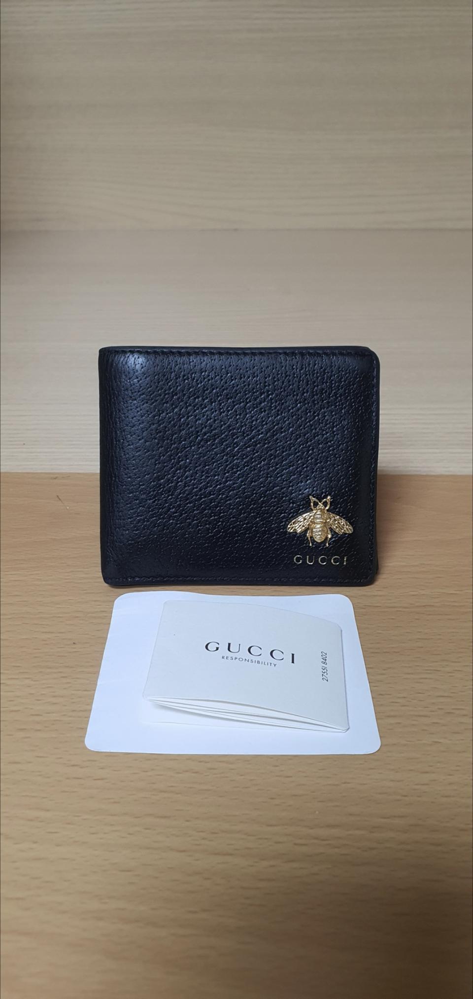 구찌 꿀벌 반지갑/지갑 정품A급(감정O)