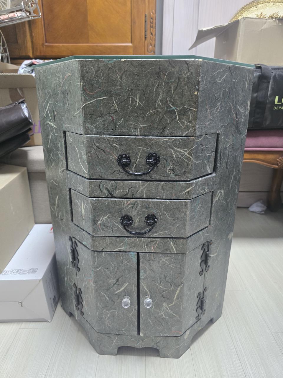 한지로 만든 팔각정 다용도