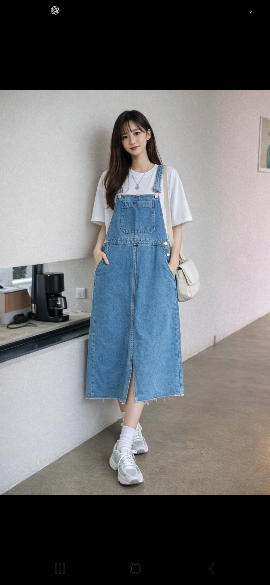 점프슈트롱청치마