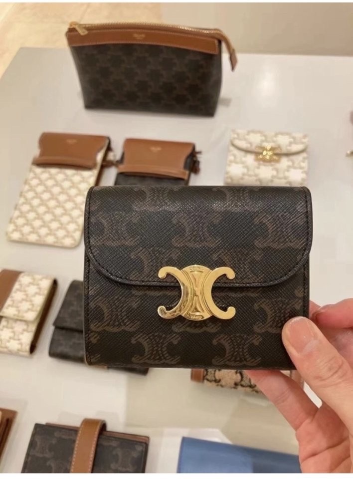 최고급)트리오페3단 반지갑