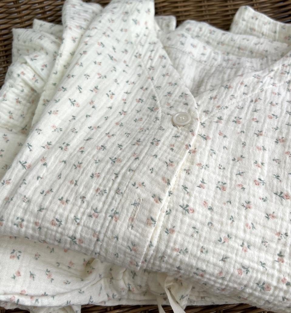 양겹 거즈면 부드러운 홈웨어세트