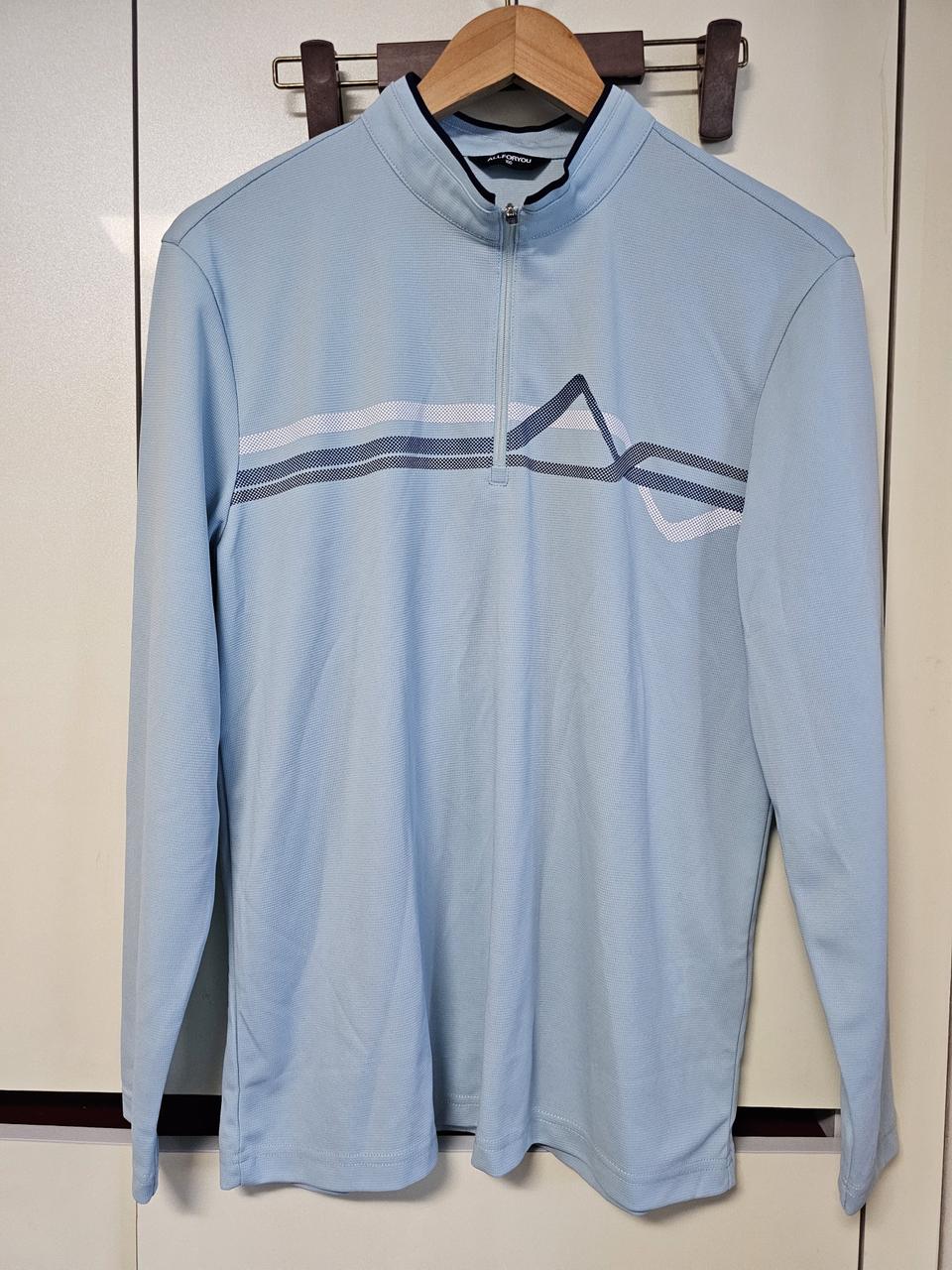 ALLFORYOU 하프넥 긴팔티셔츠 100