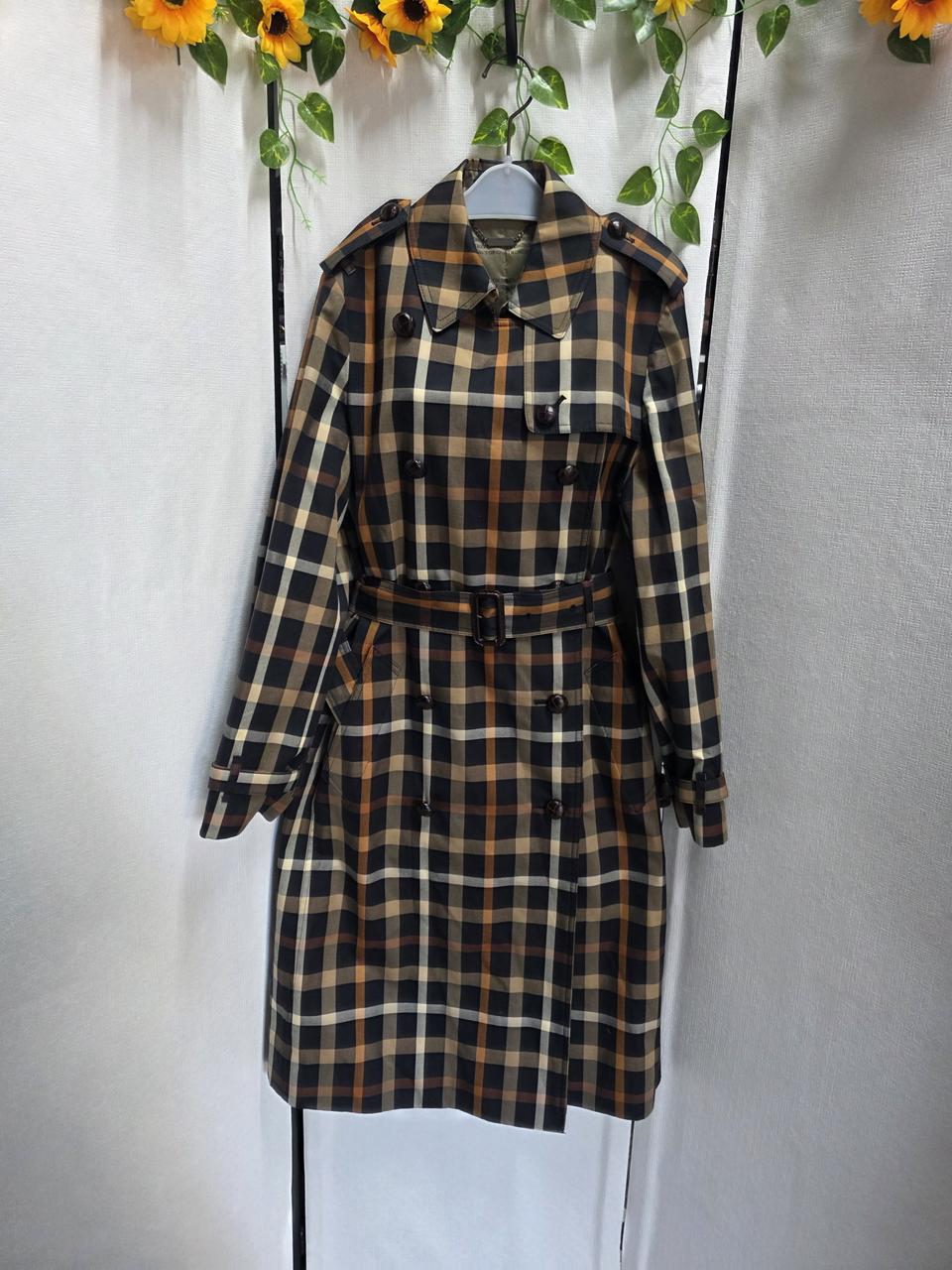 ♦닥스체크트렌치코트