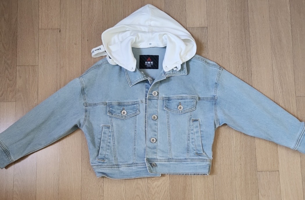 에어워크 데님잠바 135 XS 사이즈 판매합니다