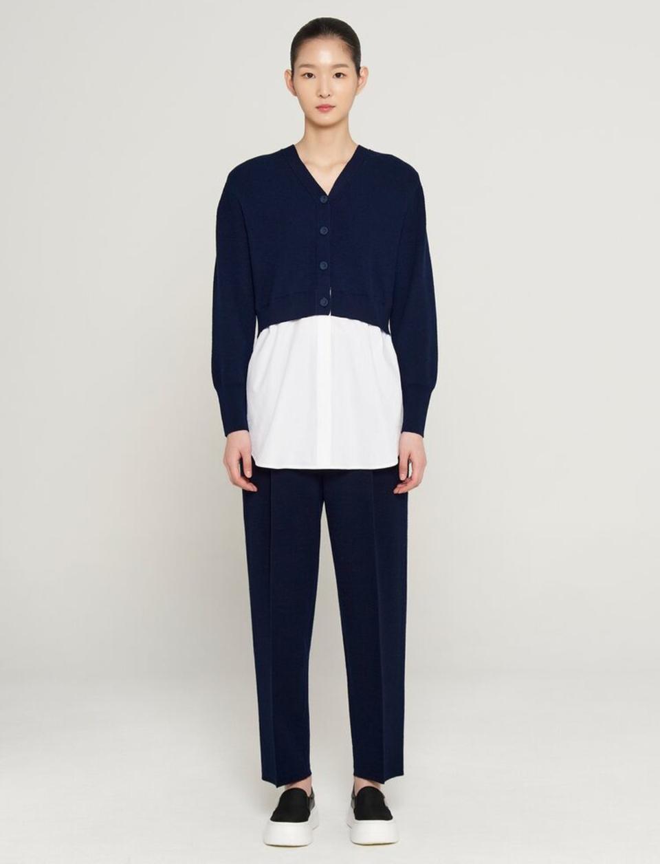 구호 캐시미어울 허리밴드 니트 팬츠 M사이즈