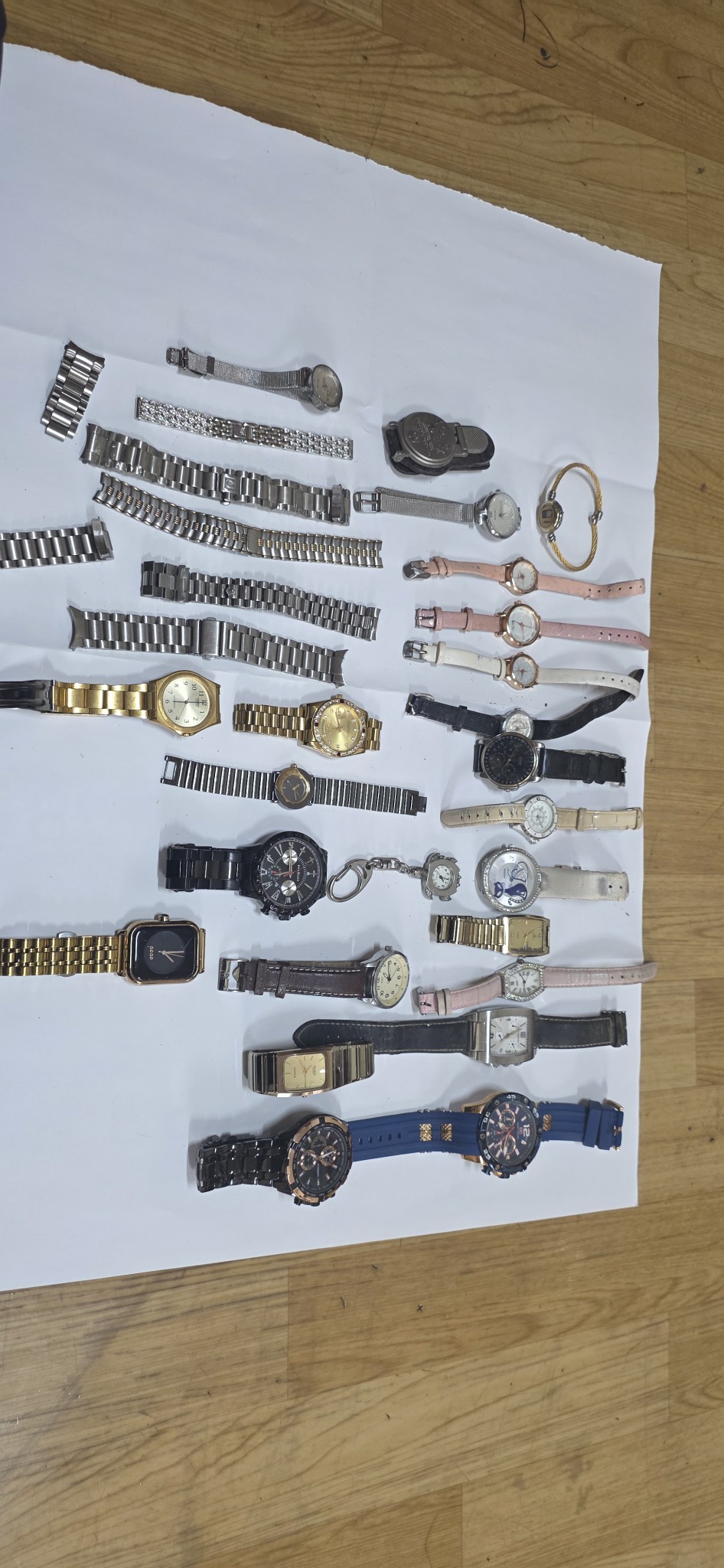 각종손목시계 24개일괄 수리부속용