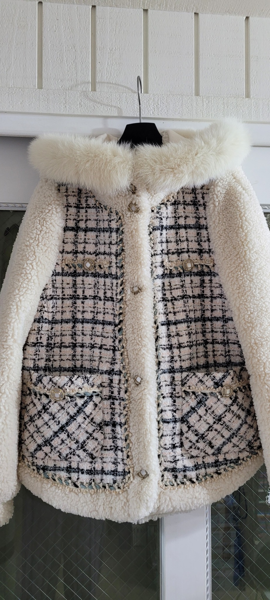 오즈세컨 뽀글점퍼 44~마른55