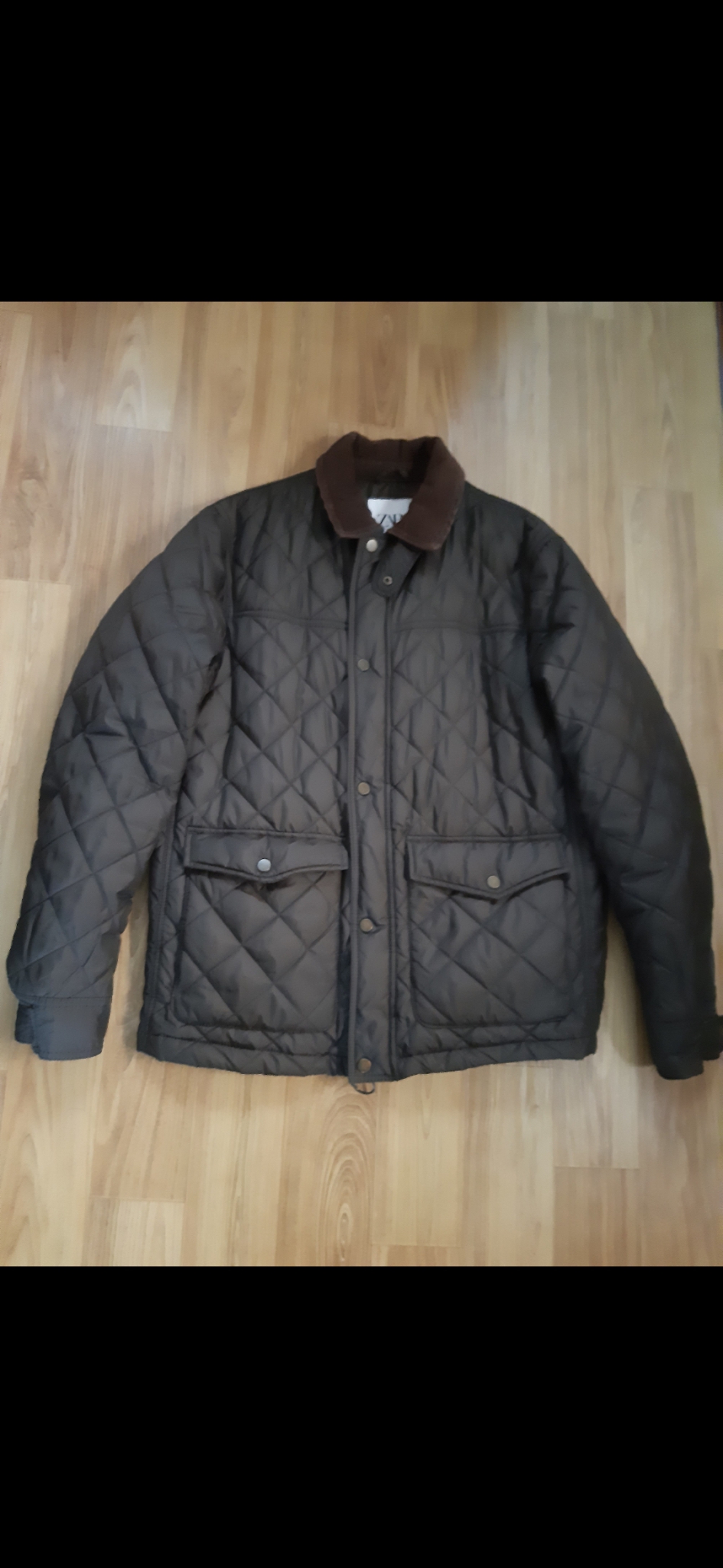 자라 퀄팅 경량패딩 자켓 매장정품