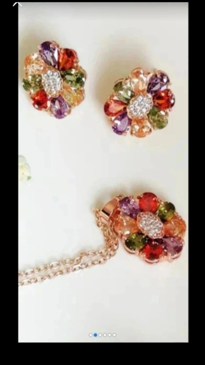 크리스탈목걸이,  반지