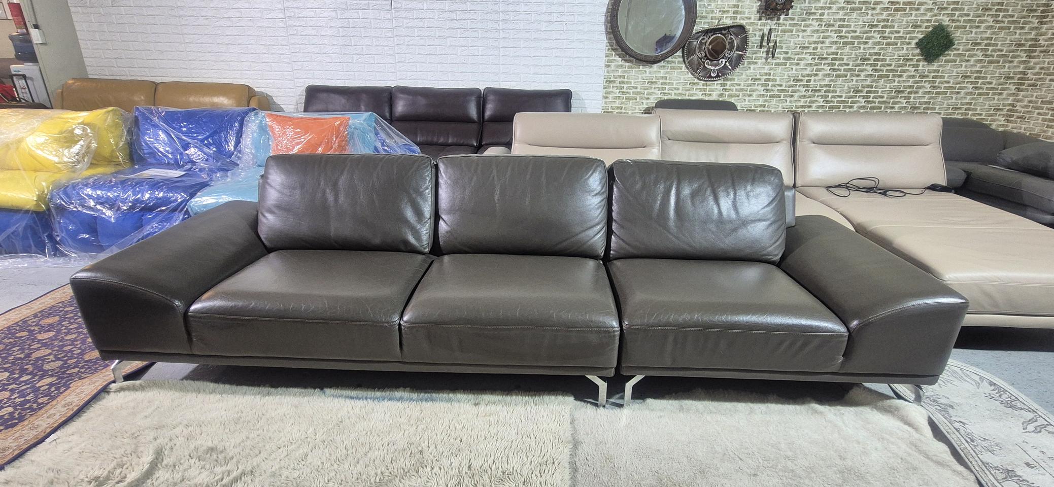 도모디자인 이태리 천연가죽 4인 소파쇼파 서울경기근거리무료배송