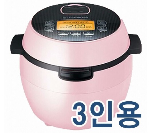 (쿠첸) CJE-A0305 전기밥솥 3인용 자동세척 소비전력400W 캠핑