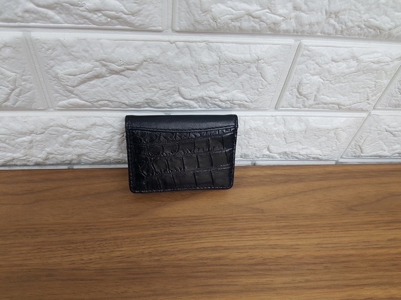 HOACA 호카 카드지갑 (악어가죽)남여공용가능