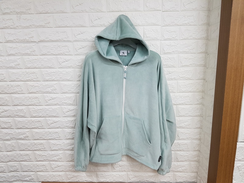 젝시믹스 벨로아 후드점퍼 프리사이즈 (55-66 루즈한 가오리핏)