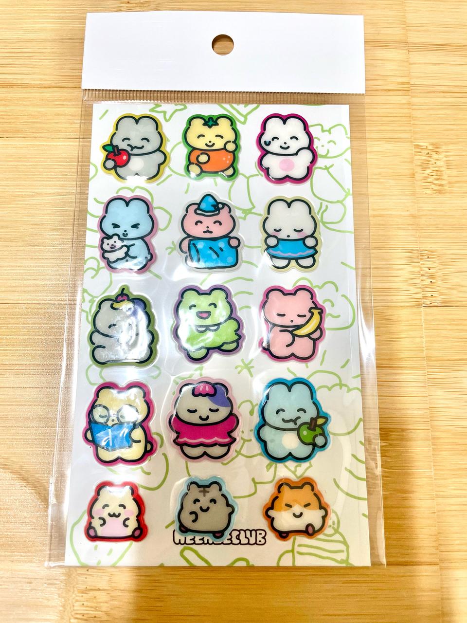 [새상품] 히히클럽 pvc 스티커