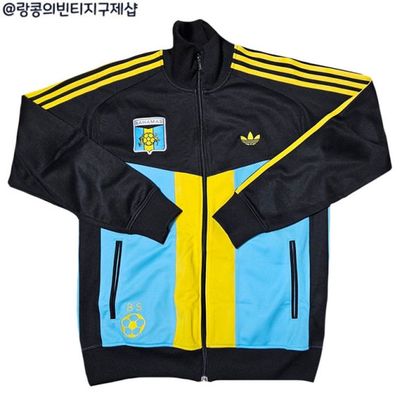 아디다스 올드스쿨 바하마스 빅로고 져지 자켓