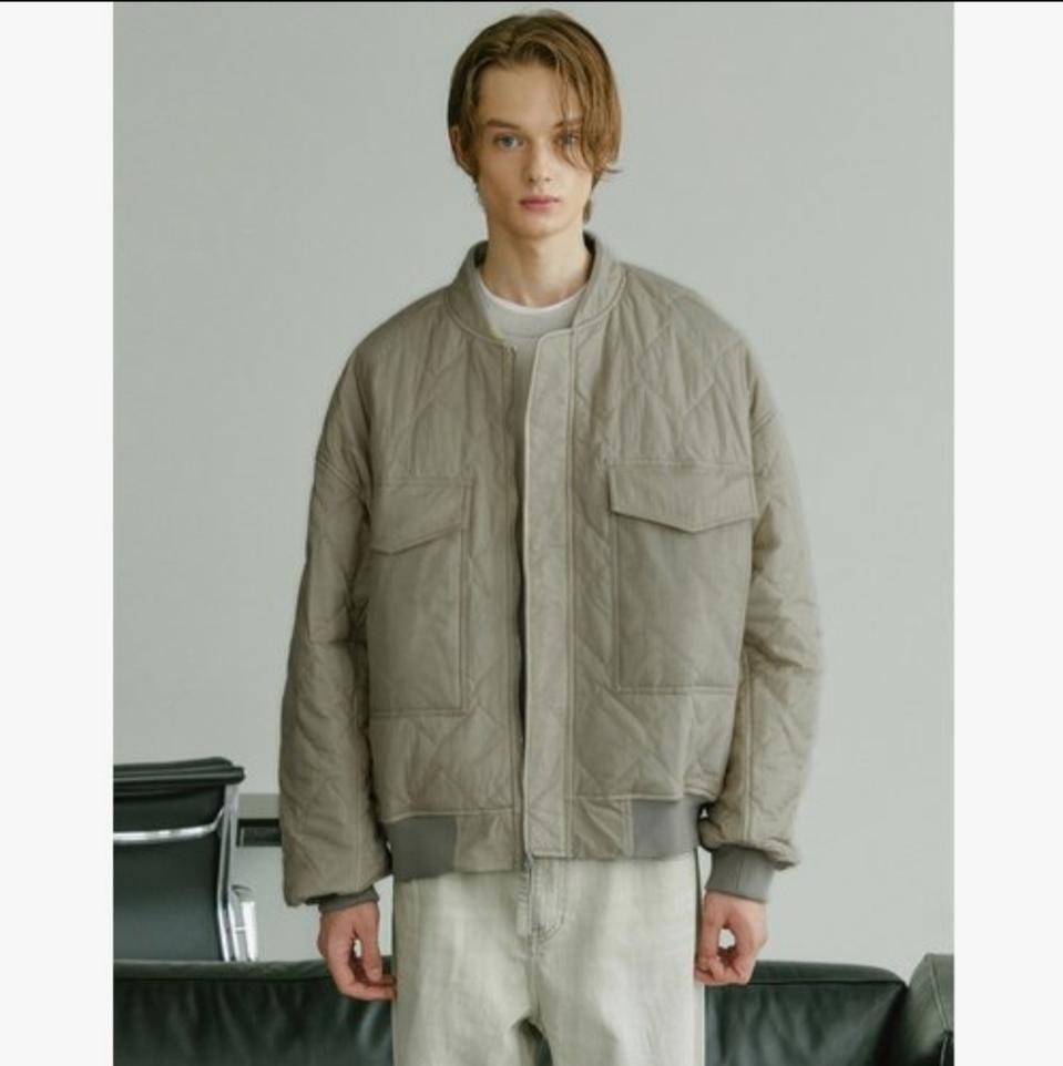 [거의 새것] 질스튜어트 뉴욕 베이지그레이 리버서블 점퍼 자켓 L