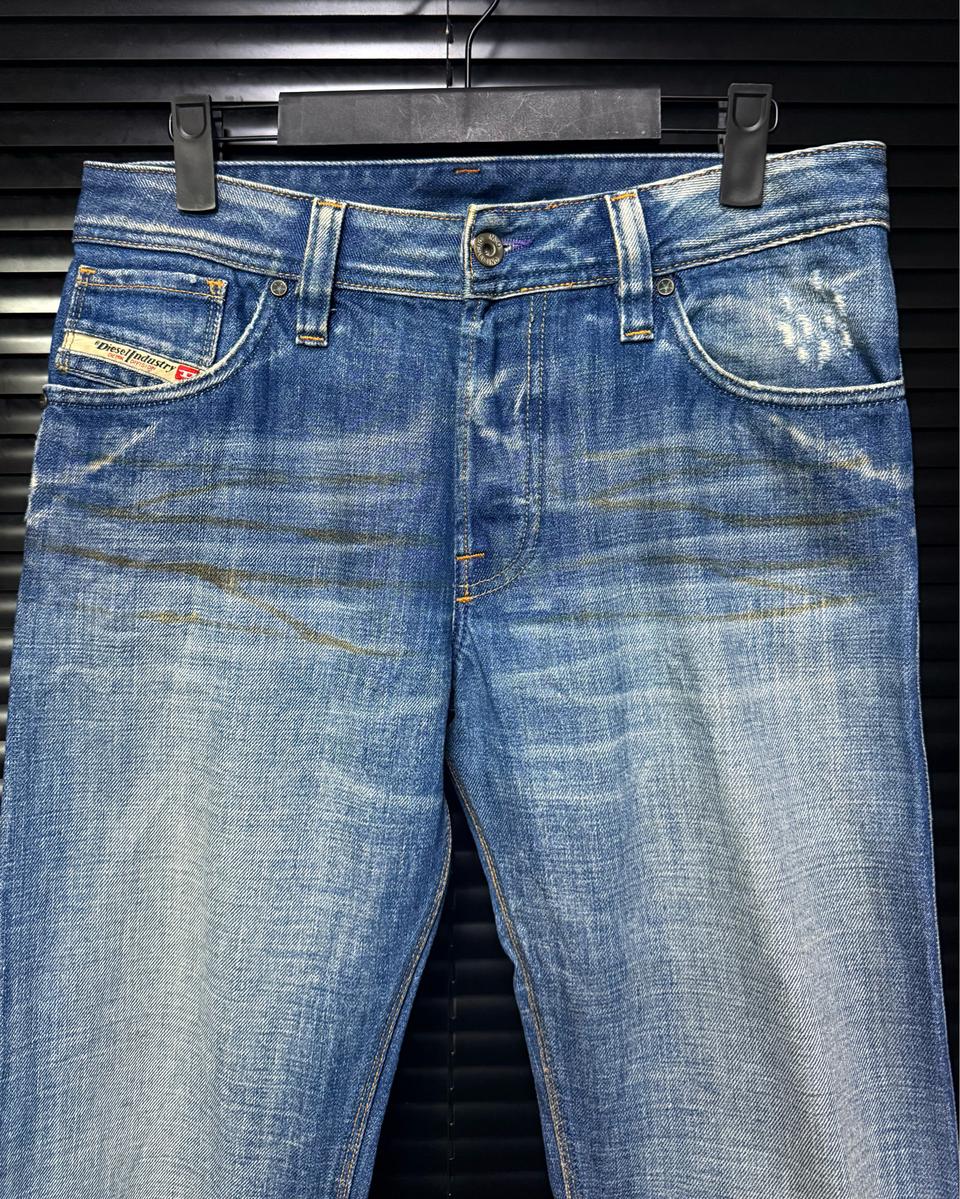 디젤 녹 워싱 부츠컷 플레어진 데님 워크 팬츠 바지 웨스턴 와이드 갸루