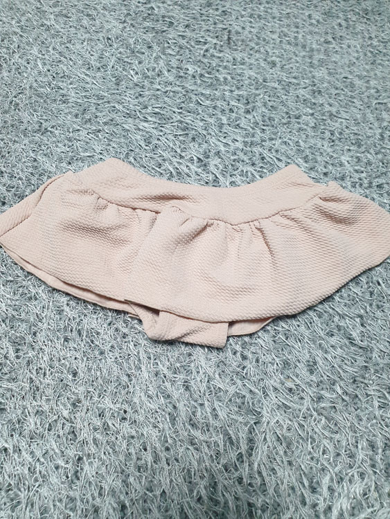 바프용 초미니 플레어 치마바지 S (착샷O)