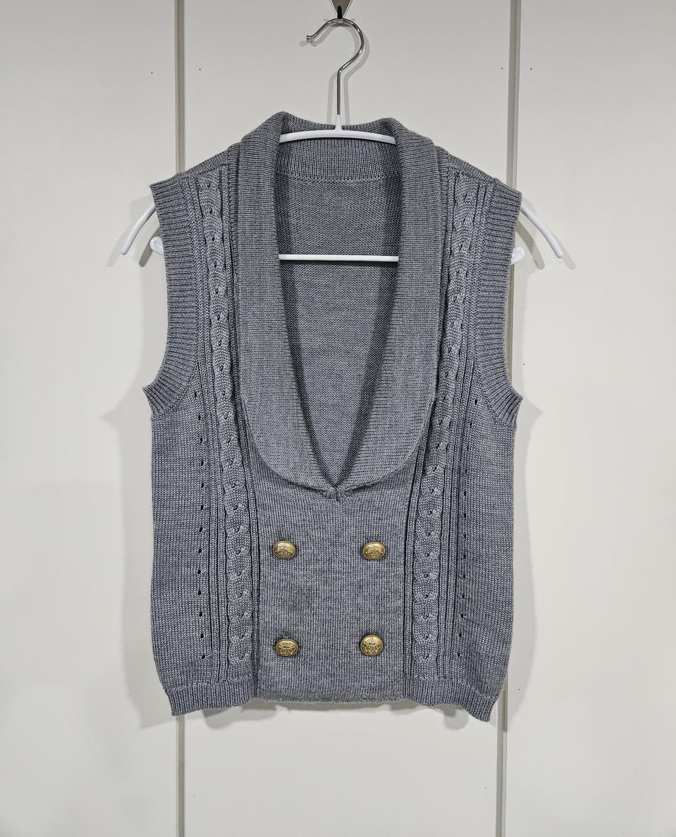 니트 조끼 베스트