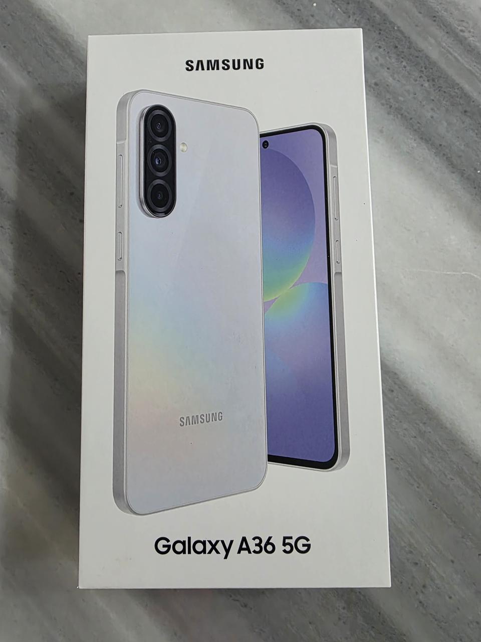 갤럭시 A36 5G 자급제 화이트 미개봉 새제품 팝니다.