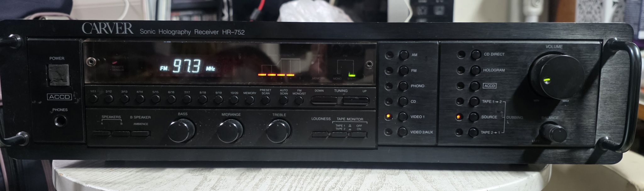 카버 리시버 앰프 (HR-752: 120V) <북수원>